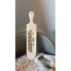 Babybadje met inzet, standaard en thermometer