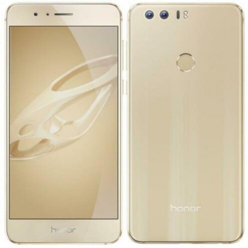 Huawei Honor 8 32gb goud zgan met gratis hoes