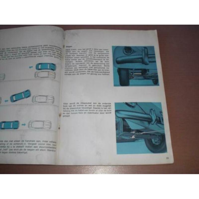 Handleiding/ instructieboekje Volkswagen Kever/ 1965