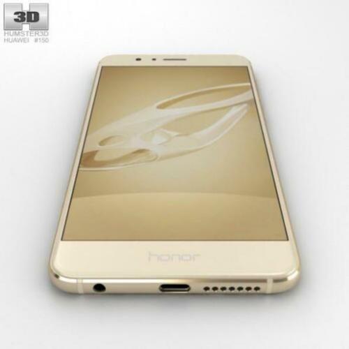 Huawei Honor 8 32gb goud zgan met gratis hoes