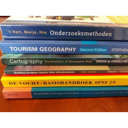 6 Boeken - Studie Sociale Geografie