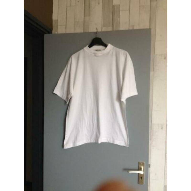 wit NIEUW t shirt heren-jongens mt M smith united
