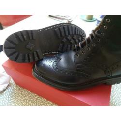 Grenson Fred commando brogues black grain mt 44 veldtschoen