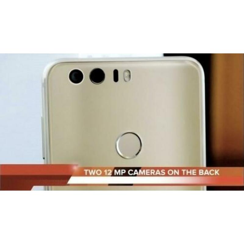 Huawei Honor 8 32gb goud zgan met gratis hoes