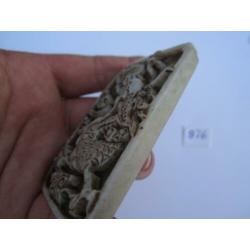 Oude amulet hanger van chinese jade draak 976 #