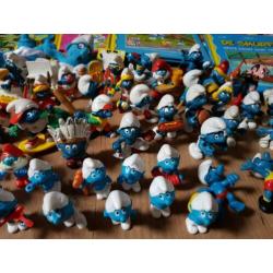 Grote verzameling smurfen