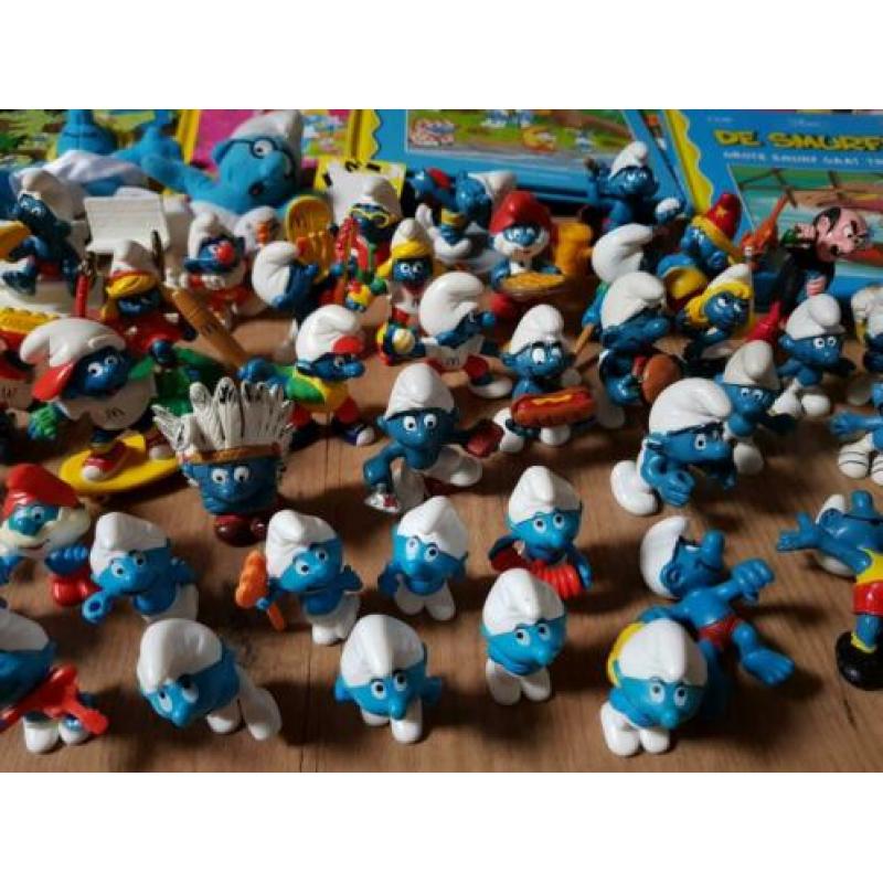 Grote verzameling smurfen