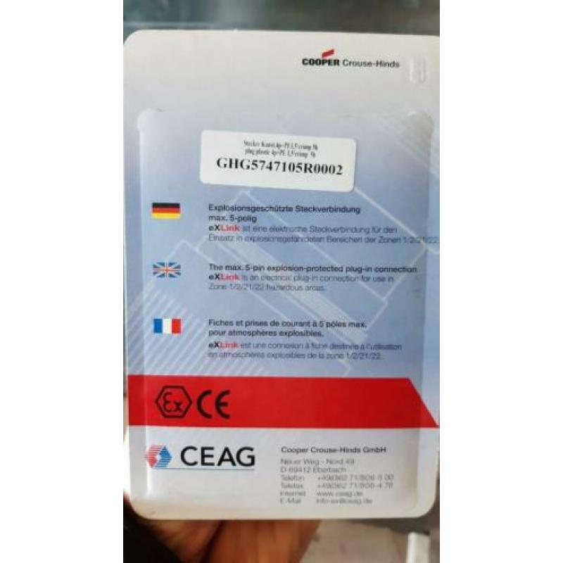 Ex connectoren stekker CEAG eXLink