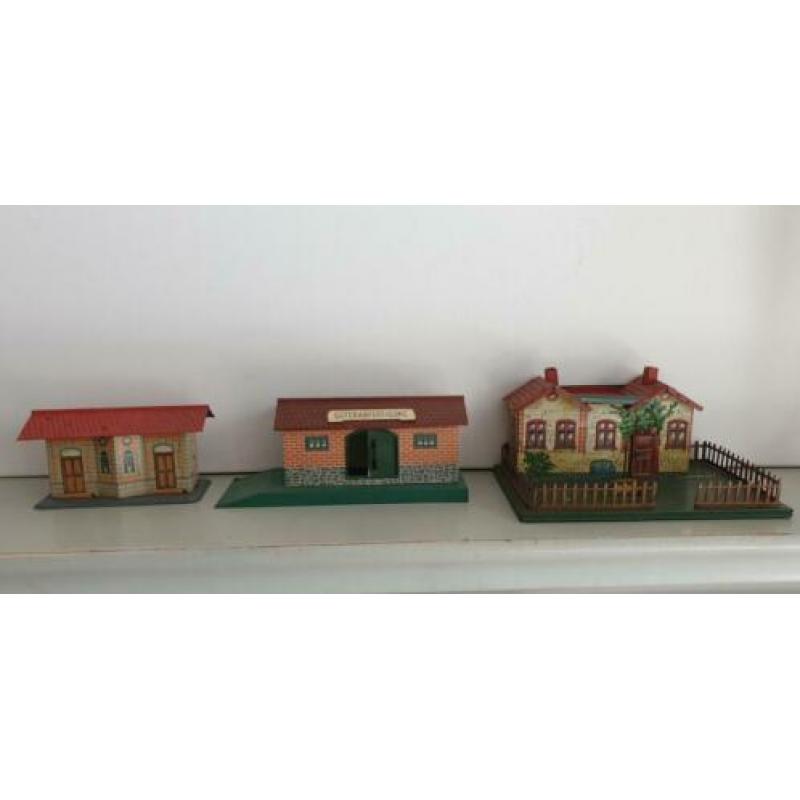 3 x Bing Kraus blikken huisjes loods spoor O