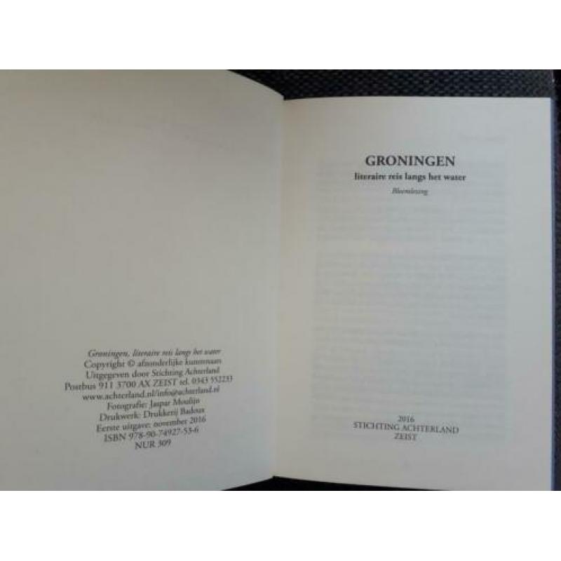 BOEK: Groningen | literaire reis langs het water