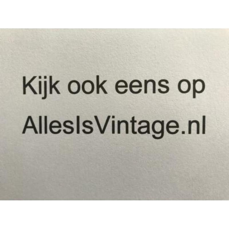 Retro/30s stijl Van Nelle voorraad blik Kleur : Groen/Rood/G