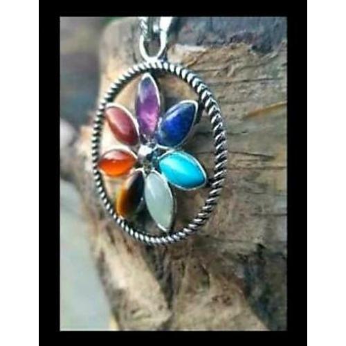 ketting edelstenen 7 chakra kleuren reiki spiritualiteit