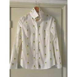 Wit bloesje blouse ananas J Crew