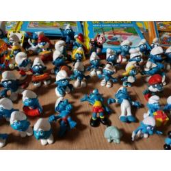 Grote verzameling smurfen