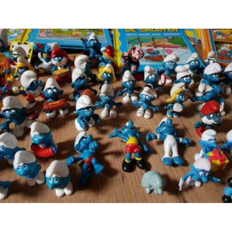 Grote verzameling smurfen