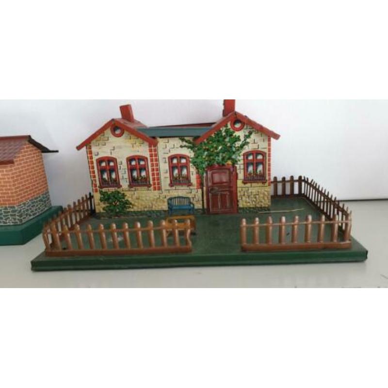 3 x Bing Kraus blikken huisjes loods spoor O