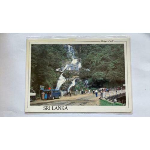 Ansichtkaart Sri Lanka water fall