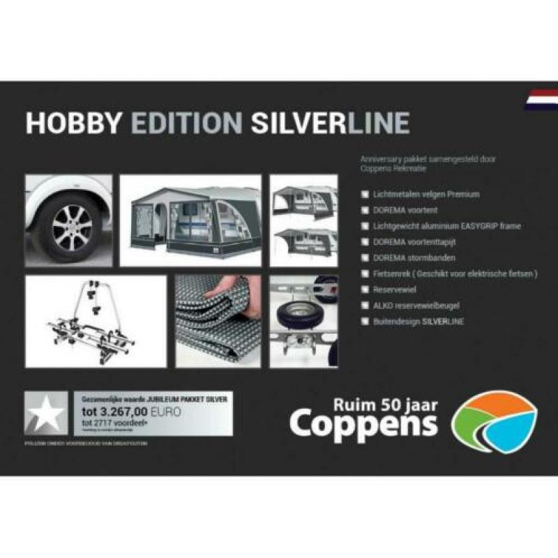 Hobby De Luxe 455 SF 2020 SILVERLINE ACTIE COMPLEET