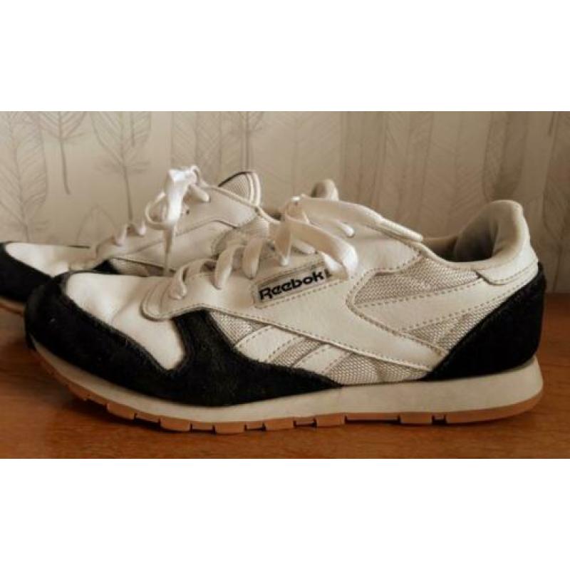 Reebok vintage sneakers retro sportschoenen wit zwart mt 38