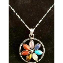 ketting edelstenen 7 chakra kleuren reiki spiritualiteit