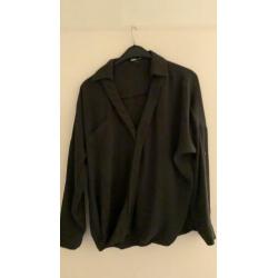 Ekskept by Shoeby blouse XL donkergroen