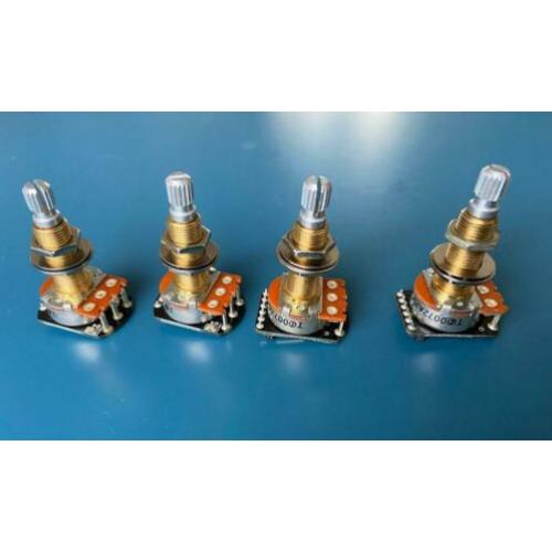 EMG Pots 2 x Volume 2 x Tone Long Shaft