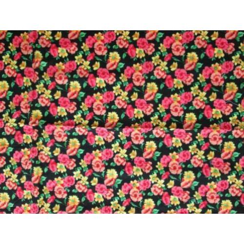 Quilt patchwork wenskaart knutselstofje nr 2769 bloemmotief