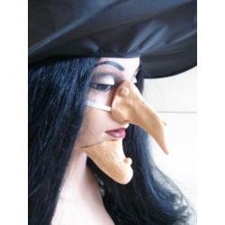NIEUW Heksenneus met Kin heks neus latex halloween