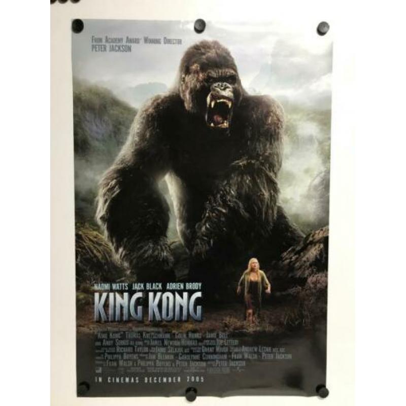 Set van 3 posters voor Peter Jackson’s King Kong film 2005