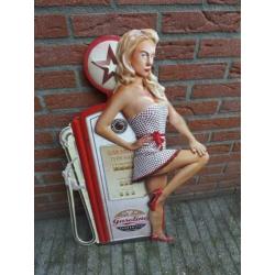 Fifties sixties zwaar metalen deco borden