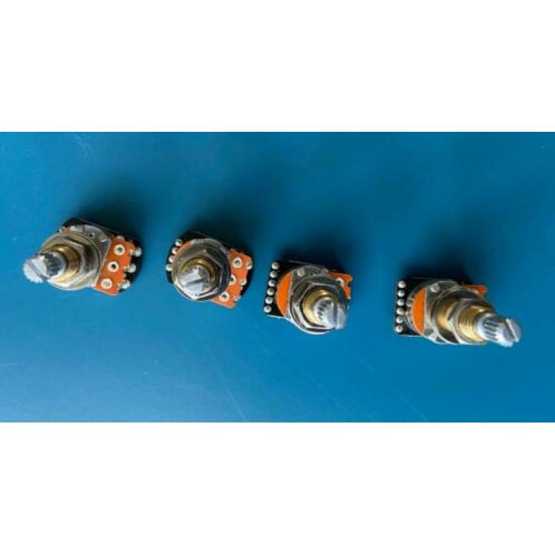 EMG Pots 2 x Volume 2 x Tone Long Shaft