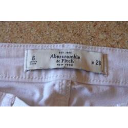 abercrombie & fitch spijkerbroek W28 wit