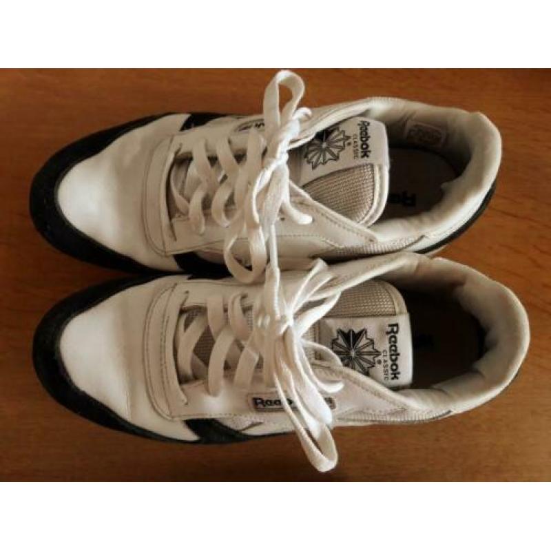 Reebok vintage sneakers retro sportschoenen wit zwart mt 38