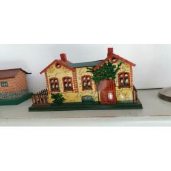 3 x Bing Kraus blikken huisjes loods spoor O