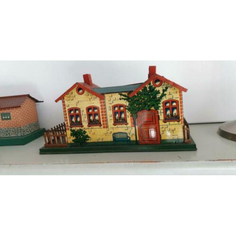 3 x Bing Kraus blikken huisjes loods spoor O