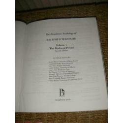 Broadview anthology of British Literature medieval period