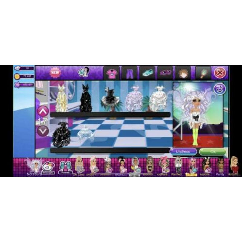 Moviestarplanet dresses CA