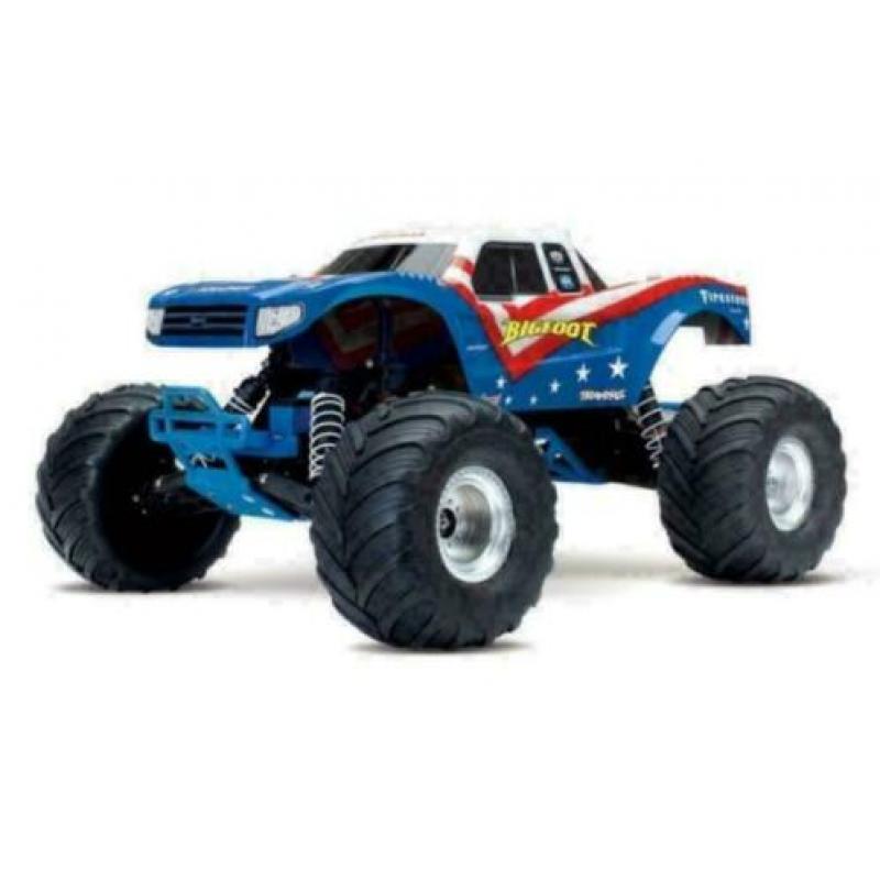 Traxxas Big Foot 1/10th Monstetruck RTR rood wit blauw met a