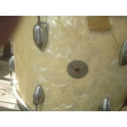 Studio opruiming Vintage snare/tom16inch/rotto tom/tan tan