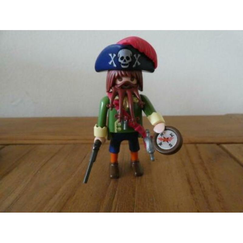 playmobil piraten met schatkist, kompas en kaart