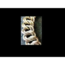 8K Geel Gouden Bijzonder Dubbele-Curve Armband!!!