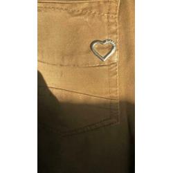 Please jeans met goud mt L