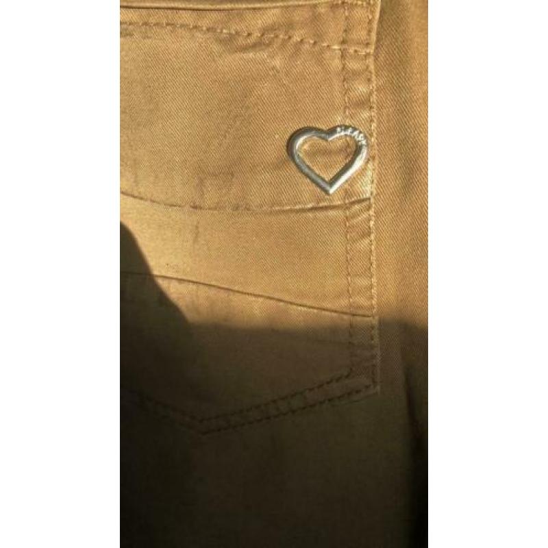 Please jeans met goud mt L