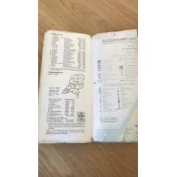 ANWB autokaart van Noord Nederland 1967