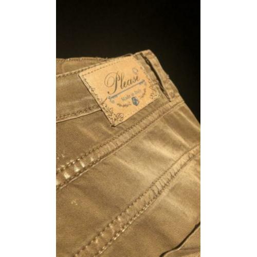 Please jeans met goud mt L