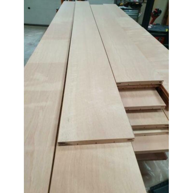31M2 Robinia massief hard houten vloer #GESCHUURD#