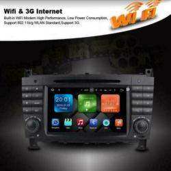 Mercedes CKlasse CLK W209 radio navigatie android 9 dab wifi