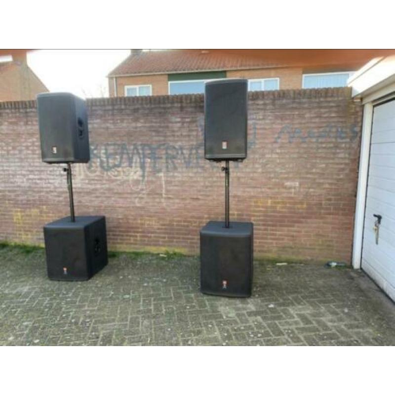 Zeer mooi jbl prx500 actieve geluidsset