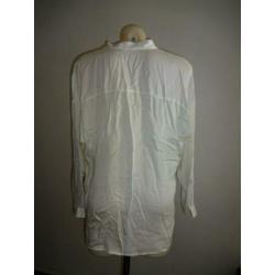 D4A Filippa K witte blouse tuniek zijden achtig overslagje S