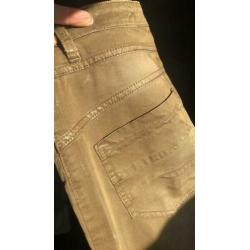 Please jeans met goud mt L
